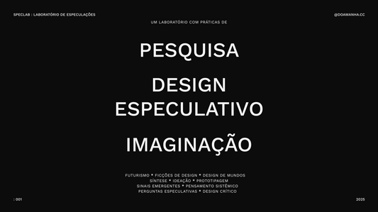 SPECLAB : LABORATÓRIO DE ESPECULAÇÕES
