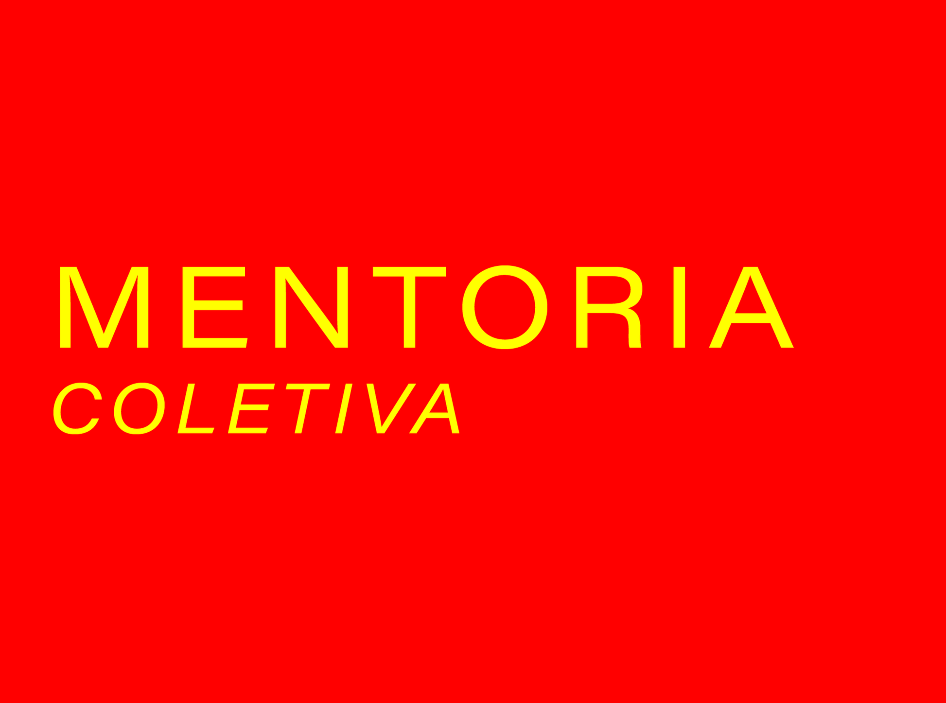 Mentoria Coletiva Do Amanhã — orientação em grupo sobre futuros